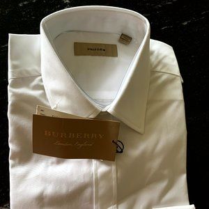 NWT Burberry Men's Dress Shirt Long Sleeve
